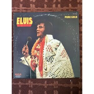 Elvis Presley Pure Gold Vinyl LP Record RCA ANL1-0971 1975 Rock and Roll Hits